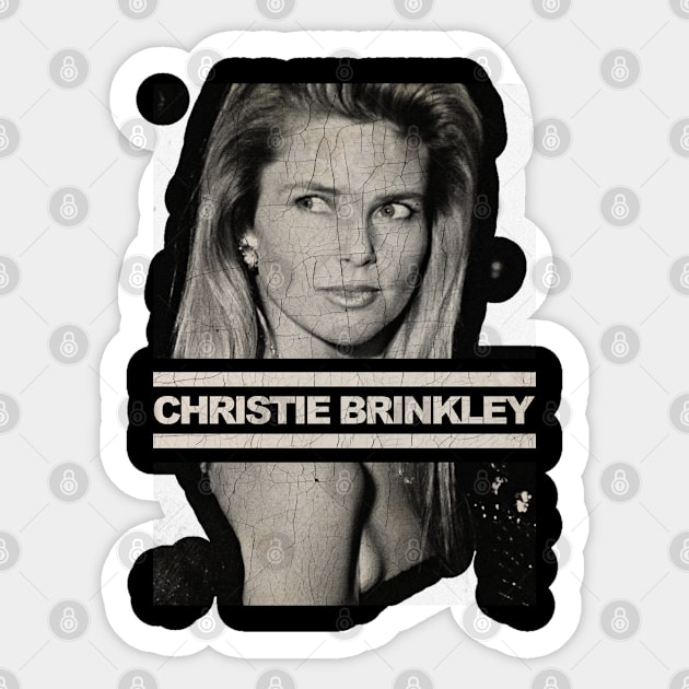 Christie Brinkley Vintage Christie Brinkley Sticker TeePublic